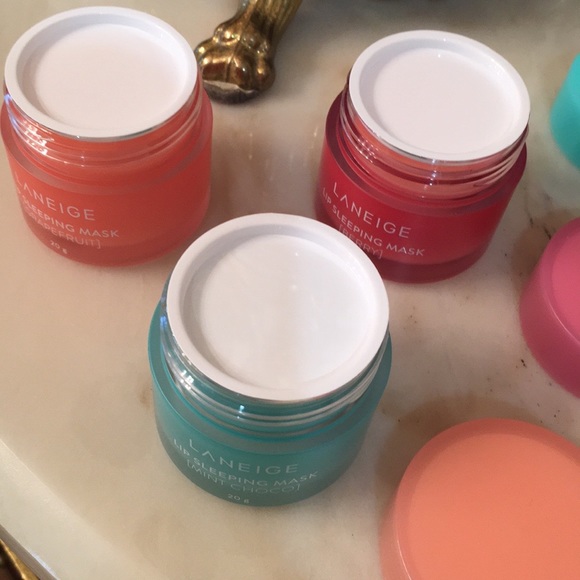 LANEIGE Lip Sleeping Mask in Mint Choco+Apple Lime+Berry - Picture 3 of 15